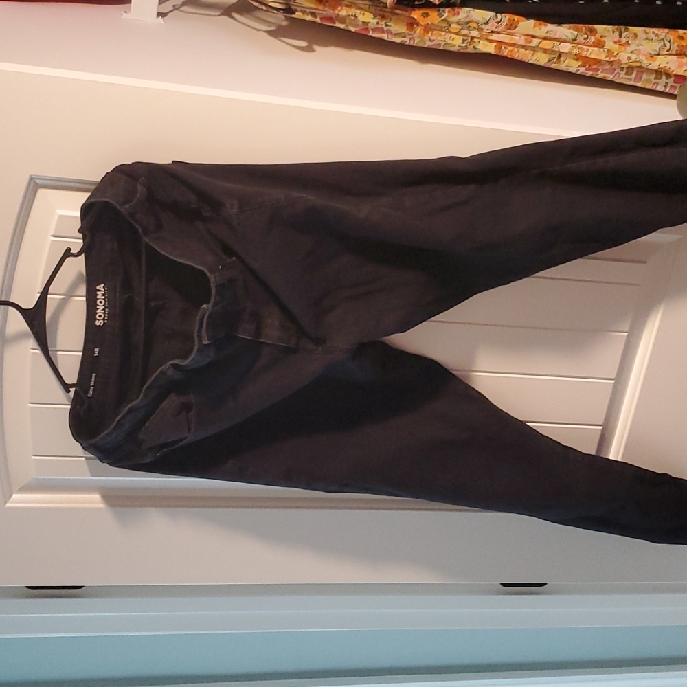 Sonoma black jeans curvy skinny 14R